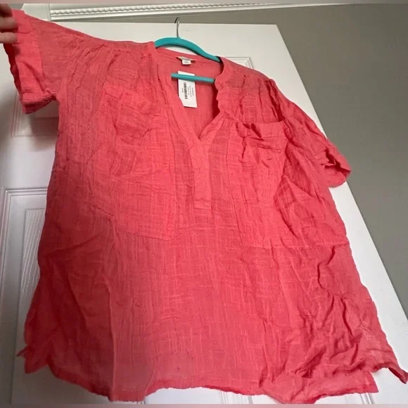 ‼️RARE‼️🎸SUNDANCE🎸🔥NWT🔥MODERN SHORES TOP in Coral— XS